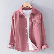 Philip | Langarm-Overshirt aus weichem Denim