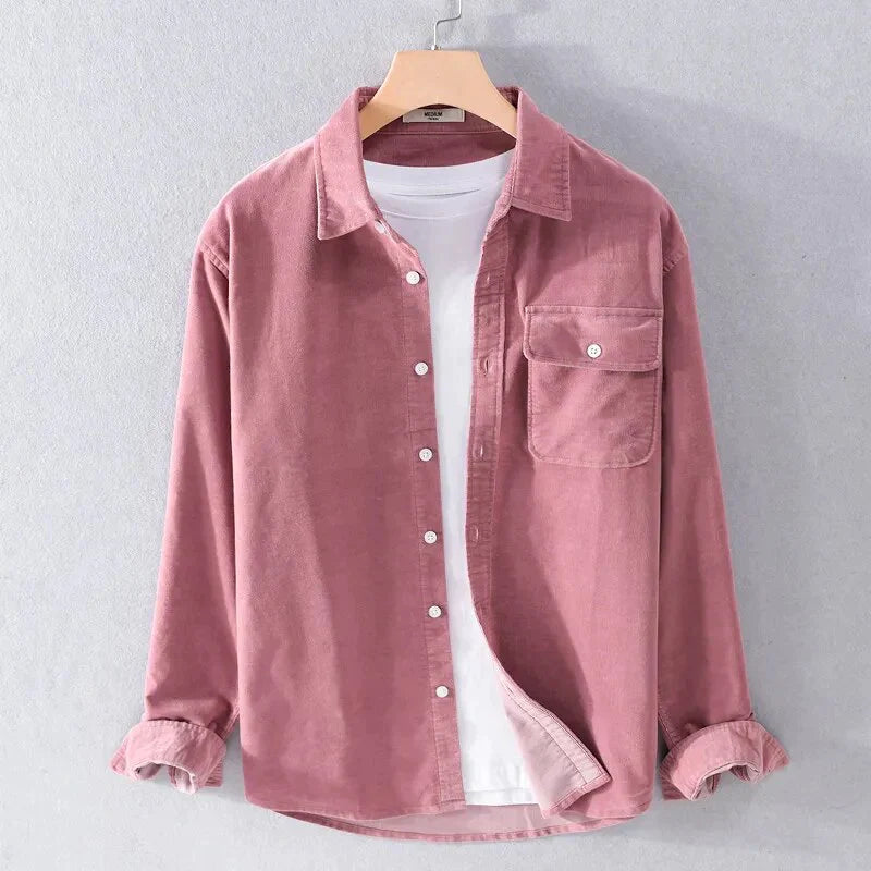 Philip | Langarm-Overshirt aus weichem Denim