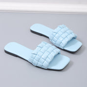 Georgia l Weich gewebte Offener Zeh-Outdoor-Sommer-Strand-Badeslipper für Damen