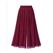 Janelle Hosen | Damen Hose mit weitem Bein und Mesh-Detail – zeitlose Eleganz mit einem Hauch von Raffinesse