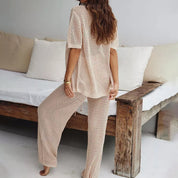 Aushöhlen Sommer-Set aus Hemd und Hose | Olita