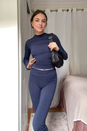 Juno | Lounge-Set aus Baumwolloberteil und Hose