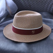 Stilvolle breite Krempe Panama Stroh Sommerhut | Lyonette