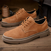 Jagger l Wildleder-Derby-Schuhe mit gestapelter Sohle