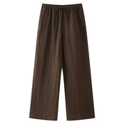 Frühling Leinen Frauen Set [ Kimono Top + Weite Hose ] | Maraline