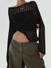 Abriana | Offener Strickpullover für Damen