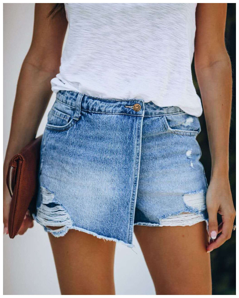 Wanda l Jeans-Minirock