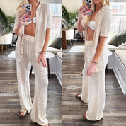 Aushöhlen Sommer-Set aus Hemd und Hose | Olita