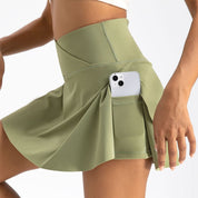 Twirla l Damen-Sportrock mit hoher Taille und Taschen