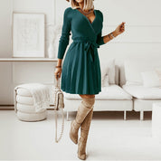 A-Linien-Kleid mit Plissee | Georgene