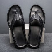 Jeffy | Luxuriöse Ledersandalen für stilvolle Männer