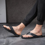 Jeffy | Luxuriöse Ledersandalen für stilvolle Männer