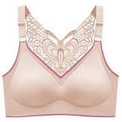 Vova Voom l Nahtloser Push-up-BH für Frauen in Übergröße, gepolstert, Schmetterling