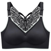 Vova Voom l Nahtloser Push-up-BH für Frauen in Übergröße, gepolstert, Schmetterling