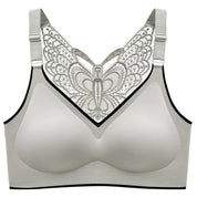 Vova Voom l Nahtloser Push-up-BH für Frauen in Übergröße, gepolstert, Schmetterling