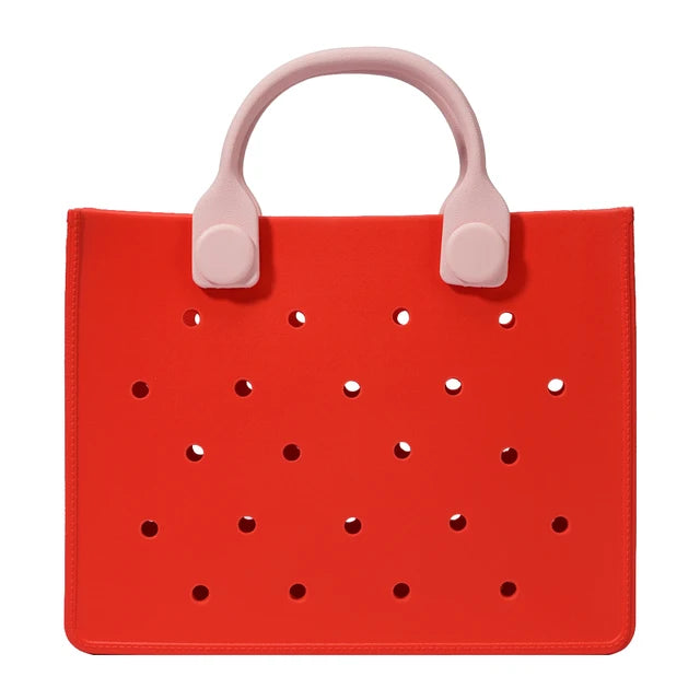 JuicyGlow l Wasserdichte Strand-Reisetasche mit niedlichen Anhängern