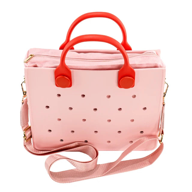 JuicyGlow l Wasserdichte Strand-Reisetasche mit niedlichen Anhängern