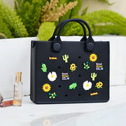 JuicyGlow l Wasserdichte Strand-Reisetasche mit niedlichen Anhängern