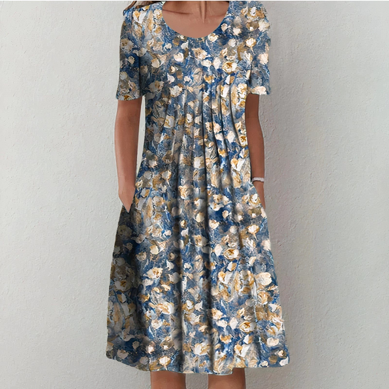 Elegantes Baumwollkleid | Solinda