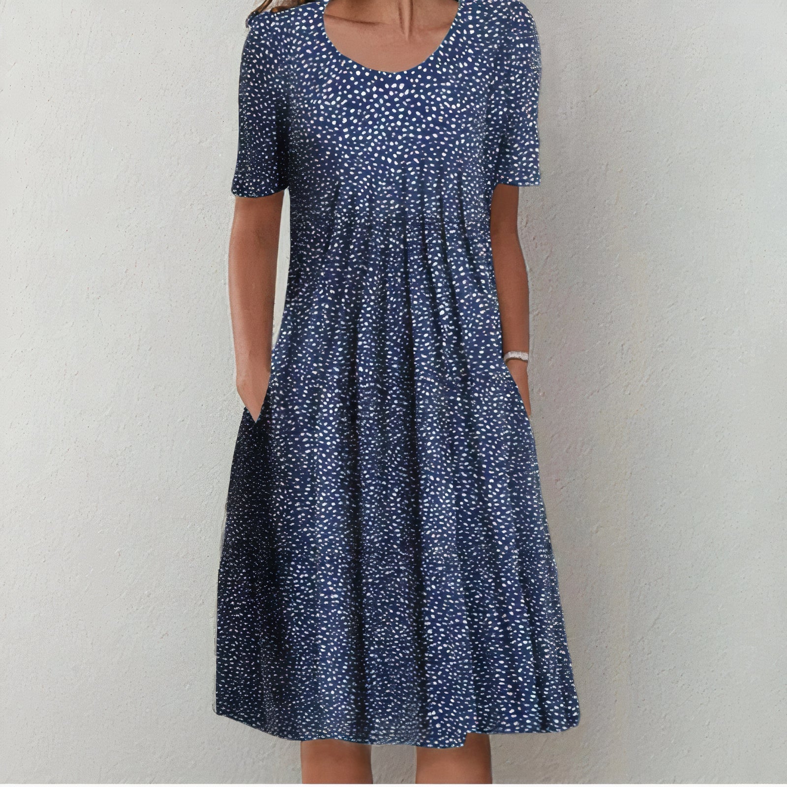Elegantes Baumwollkleid | Solinda