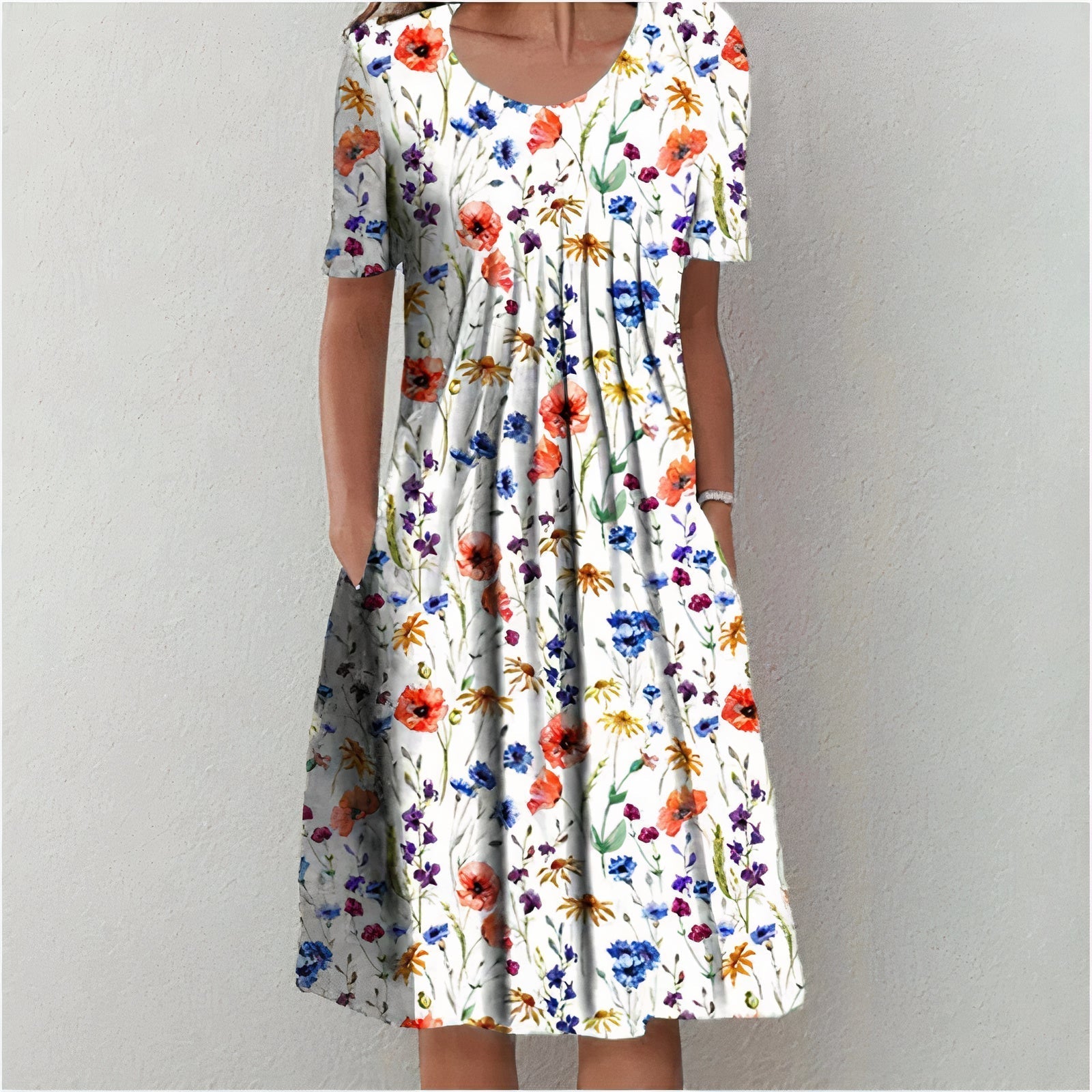 Elegantes Baumwollkleid | Solinda