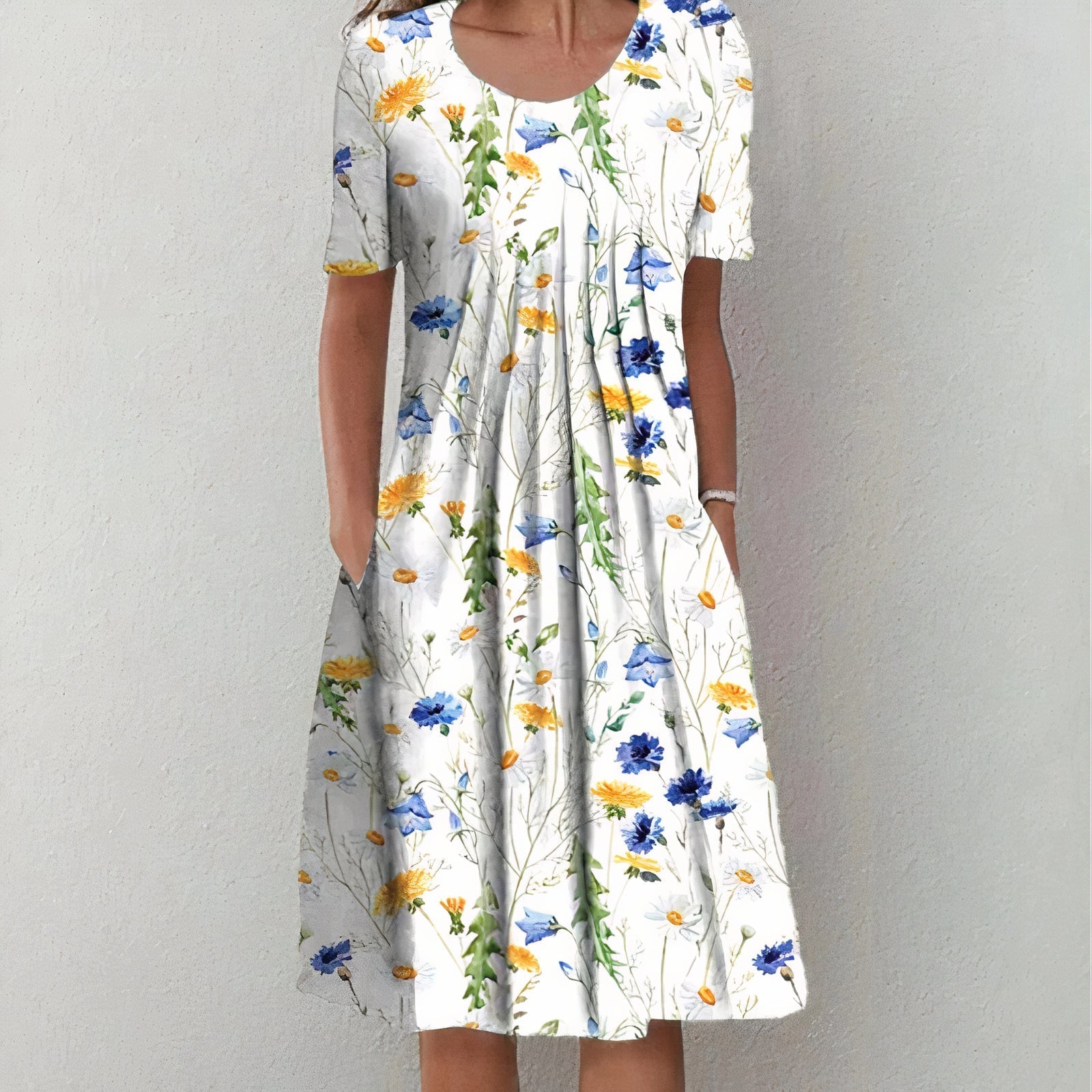 Elegantes Baumwollkleid | Solinda