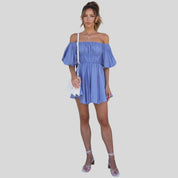 Atasha | Mini-Schulterkleid für Damen