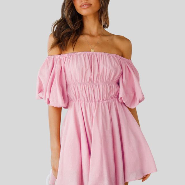 Atasha | Mini-Schulterkleid für Damen