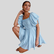 Atasha | Mini-Schulterkleid für Damen