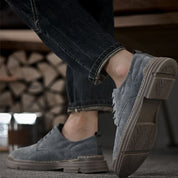 Jagger l Wildleder-Derby-Schuhe mit gestapelter Sohle