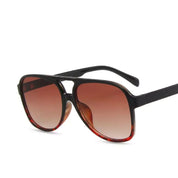 Retro-Sonnenbrille mit großem Rahmen l Geashna