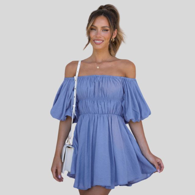 Atasha | Mini-Schulterkleid für Damen