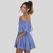 Atasha | Mini-Schulterkleid für Damen