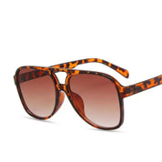 Retro-Sonnenbrille mit großem Rahmen l Geashna