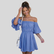 Atasha | Mini-Schulterkleid für Damen