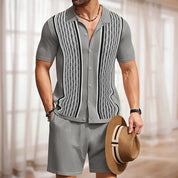 Vintage Herren Sommer Terno Set [Bluse+Shorts] l Eltone