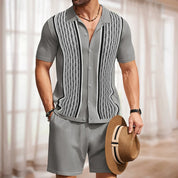 Vintage Herren Sommer Terno Set [Bluse+Shorts] l Eltone