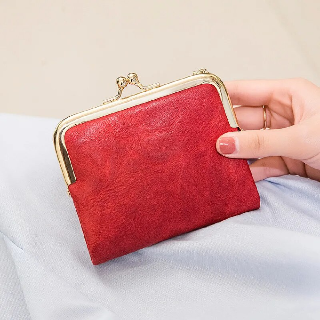 Mini-Geldbörse mit Vintage-Schloss | Seira
