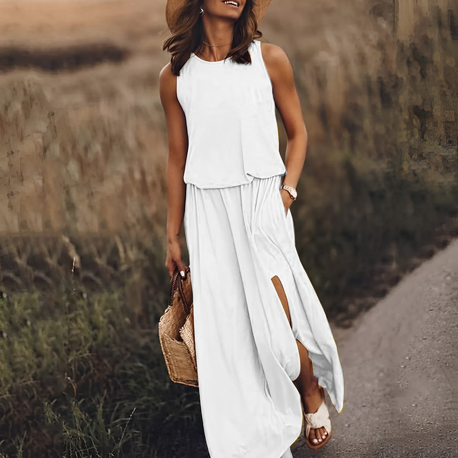 Ariadna l Bezauberndes buntes Kleid
