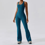 FormFit-Body | Ausgestelltes Jumpsuit-Workout-Outfit für Damen
