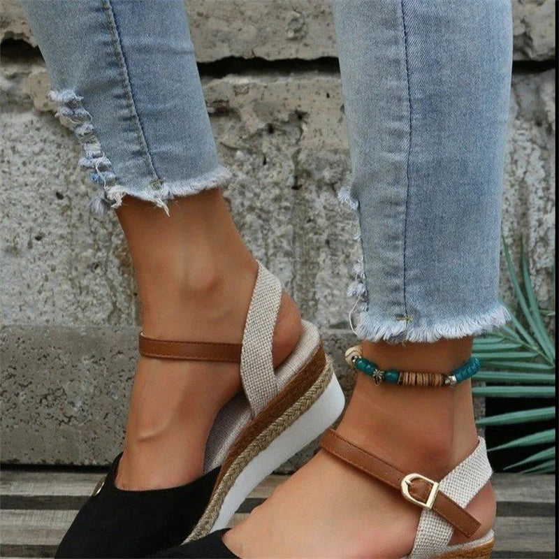 Alexia l Sommersandalen mit Keilabsatz