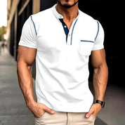 Salvatore | Poloshirt mit Kontrastsaum für Herren