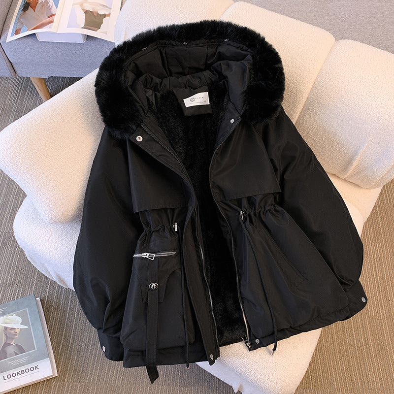 Kunstfell-Kapuzenjacke für Damen l Cateline
