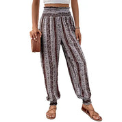Brenda l Haremshose im Ethno-Boho-Stil mit Druckmuster