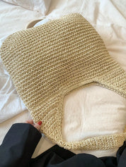 | Strandtasche | Sommer Strand Resort Mode gewebte Damen Umhängetasche | Mit großem Fassungsvermögen l Venus