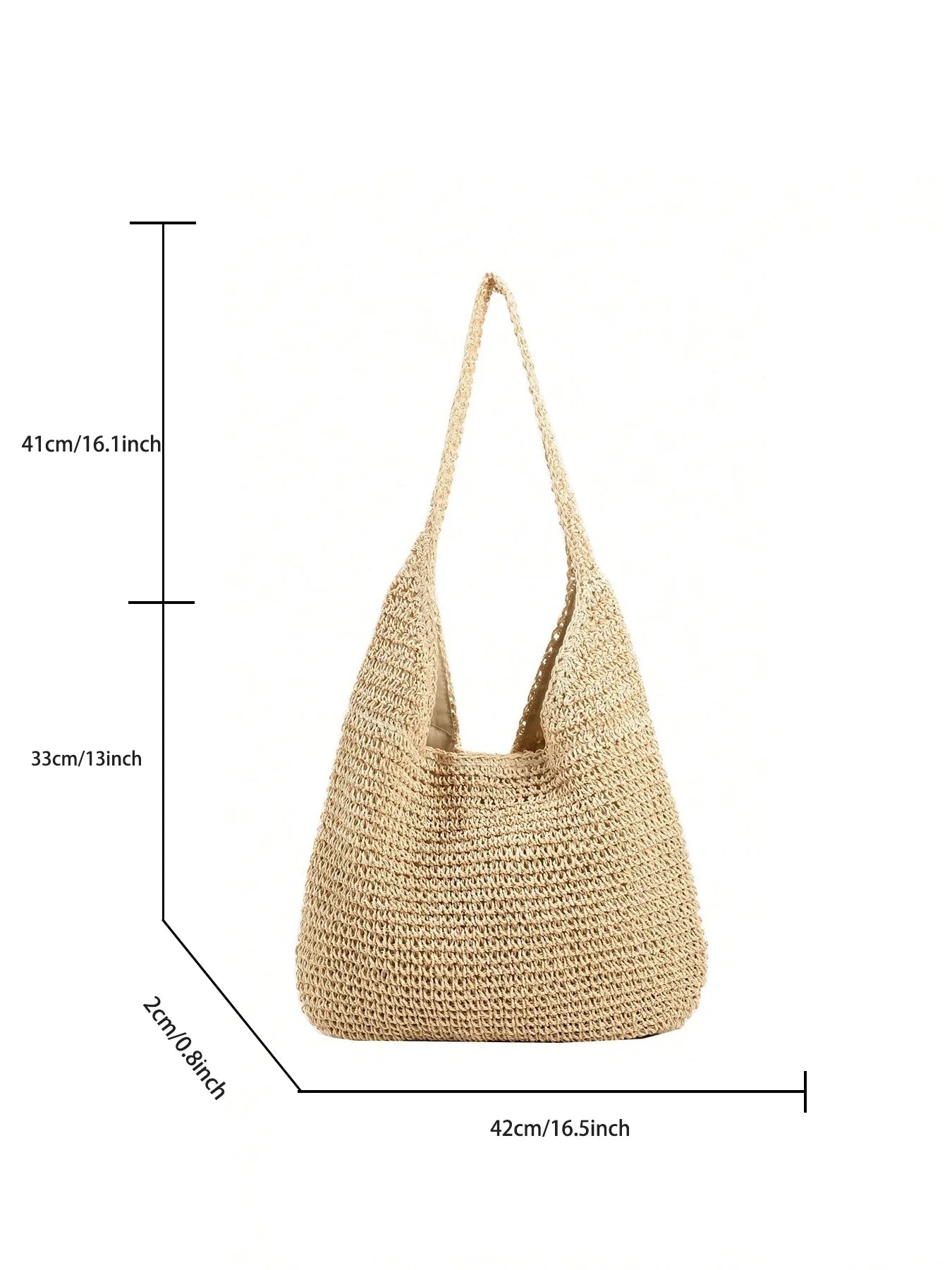 | Strandtasche | Sommer Strand Resort Mode gewebte Damen Umhängetasche | Mit großem Fassungsvermögen l Venus