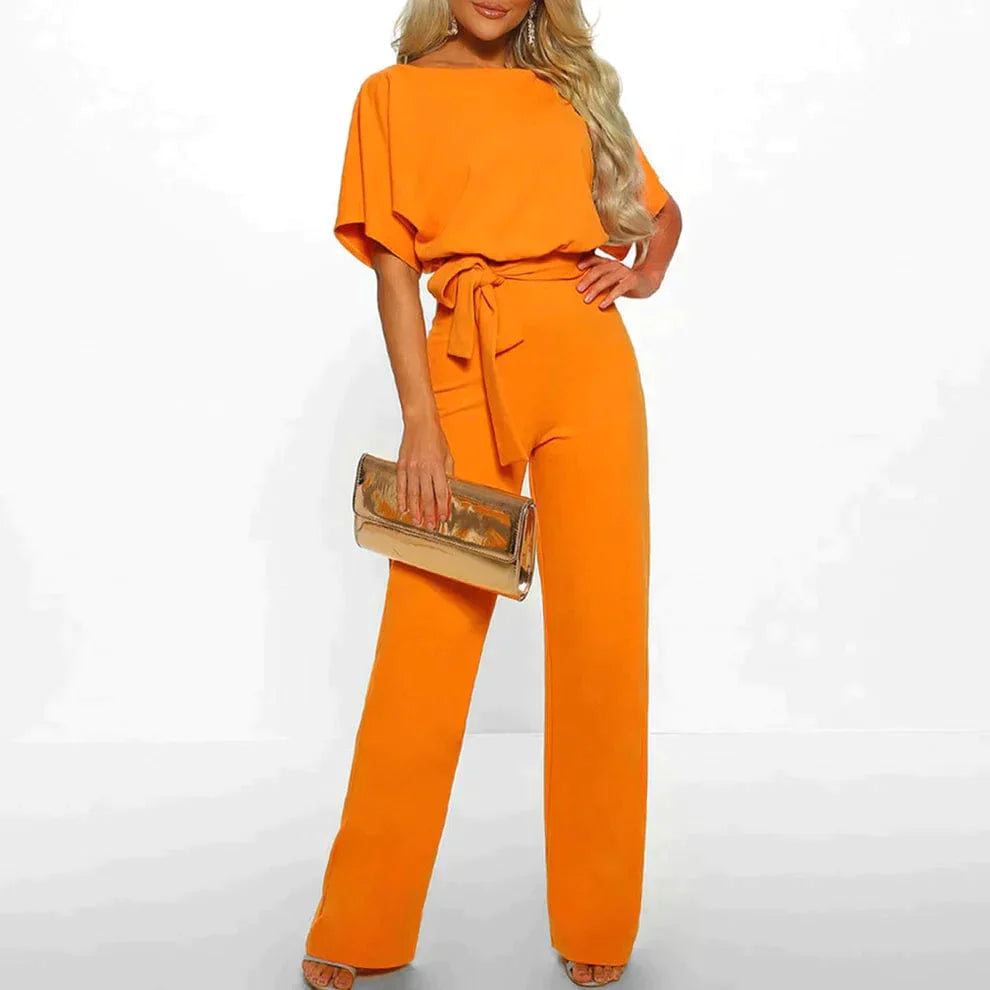 Porscha | Damen-Jumpsuit mit Gürtel