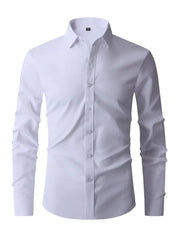 Daltona l Herren-Langarmshirt mit Knopfleiste