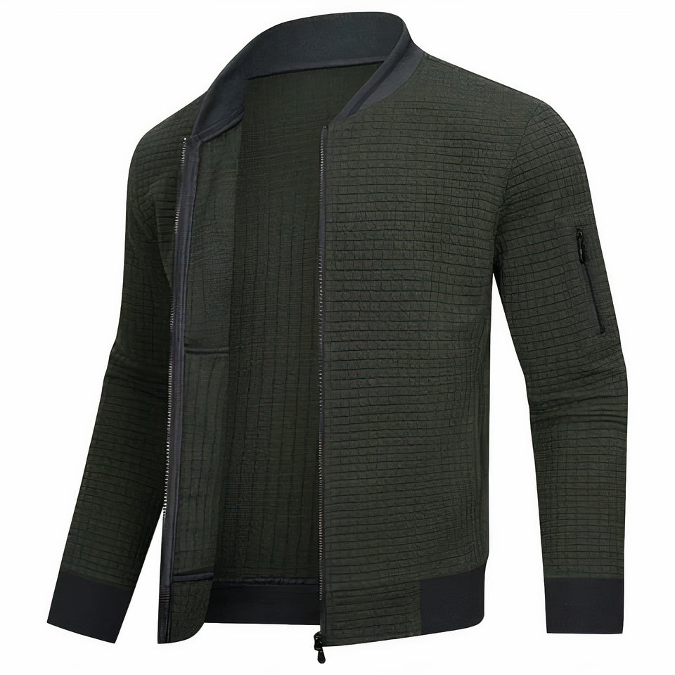 Lässige minimalistische warme Jacke für Herren | Adan