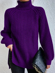Celeste l Dicker Herbst-Rollkragenpullover aus Baumwolle für Damen